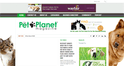 Desktop Screenshot of petplanetmagazine.com